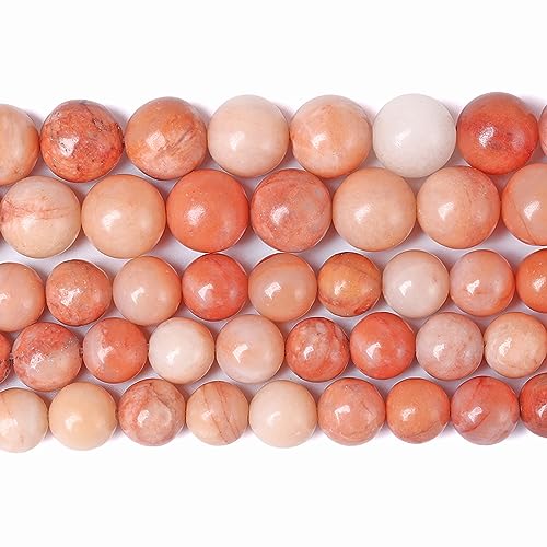 6 mm, 58 Stück Naturstein-Perlen, Aventurin, lose Perlen für Schmuckherstellung, DIY-Armbänder 6 mm, 58 Stück Naturstein-Perlen, Aventurin, lose Perlen für Schmuckherstellung, DIY-Armbänder von Generisch