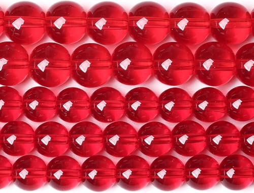 6 mm 62 Stück rote Granat-Glasperlen für Schmuckherstellung, DIY-Armbänder 6 mm 62 Stück rote Granat-Glasperlen für Schmuckherstellung, DIY-Armbänder von Generisch