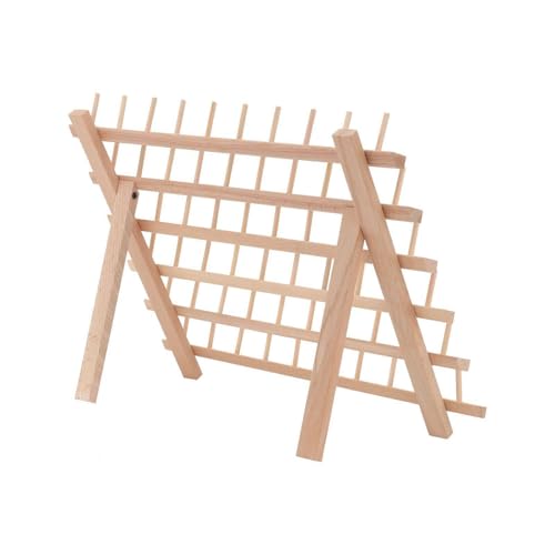 60 Garnspulenhalter aus Holz – Praktischer Fadenorganizer zum Aufhängen oder Hinstellen für Nähen, Sticken, Quilten & Haarflechten 60 Garnspulenhalter aus Holz – Praktischer Fadenorganizer zum Aufhängen oder Hinstellen für Nähen, Sticken, Quilten & Haarflechten von Generisch
