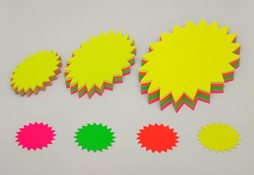 60 - Sterne - Sortiment Preisschilder aus Neon Karton gemischt 3 Größen 380g/qm Preisauszeichnung deko 60 - Sterne - Sortiment Preisschilder aus Neon Karton gemischt 3 Größen 380g/qm Preisauszeichnung deko von Generisch