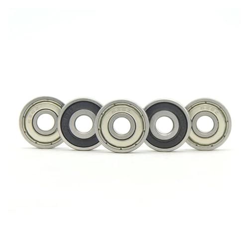 603-699 Miniatur-Rillenkugellager 604 605 606 608 623 624 626 628 686 687 688 692 697 696 ZZ 2RS 2Z Kugellager (2rs, ABEC 3_682), 10 Stück 2,5 x 6 x 2,6 mm von Generisch