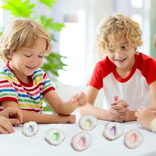 6pcs Intelligente Modelliermasse - einzigartig! Stressabbau mit Flip-Effekt Eishautdünne, weiche Knetmasse Bastelspielzeug Crushed Table Spielzeug mit Sprungkraft und Elastizität 6pcs Intelligente Modelliermasse - einzigartig! Stressabbau mit Flip-Effekt Eishautdünne, weiche Knetmasse Bastelspielzeug Crushed Table Spielzeug mit Sprungkraft und Elastizität von Generisch