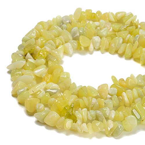 7–8 mm natürliche Zitronen-Jade-Edelstein-Perlen, Heilkristalle, Taillenarmbänder, Halsketten-Set, unregelmäßige Steine, DIY, Handwerk, Design, Schmuckherstellung, U10-SA204 7–8 mm natürliche Zitronen-Jade-Edelstein-Perlen, Heilkristalle, Taillenarmbänder, Halsketten-Set, unregelmäßige Steine, DIY, Handwerk, Design, Schmuckherstellung, U10-SA204 von Generisch
