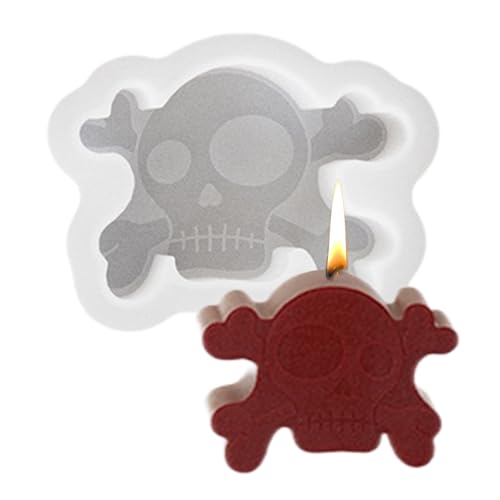 7-Teiliges Halloween-Formen-Set - - & Geisterformen Lebensmittelechtes Silikon | Gruselige Deko für Dıy-Kerzenherstellung | Erstelle Einzigartige Harzkunst, Seifen und Aromatherapie-Gipsarbeiten von Generisch