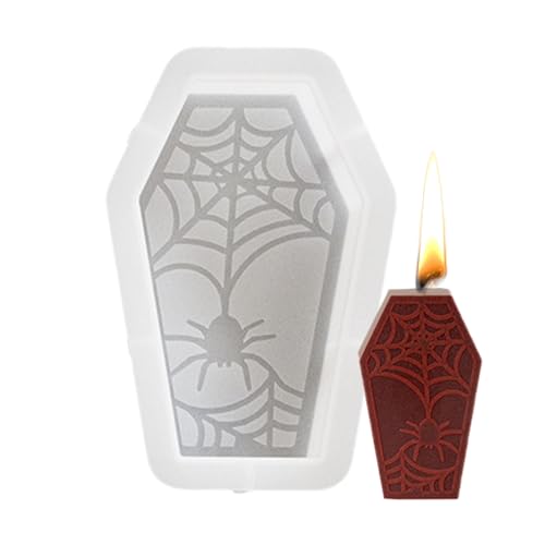 7-Teiliges Halloween-Formen-Set - - & Geisterformen Lebensmittelechtes Silikon | Gruselige Deko für Dıy-Kerzenherstellung | Erstelle Einzigartige Harzkunst, Seifen und Aromatherapie-Gipsarbeiten von Generisch