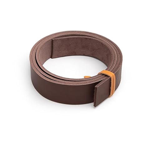 8/10oz Leather Strap Belt Blank Strip Genuine Cowhide Tooling Veg Tanned Leather Shoulder & Butt Craft Hand Making Belt Tag(Reddish brown,19mm-0.75inch) von Generisch