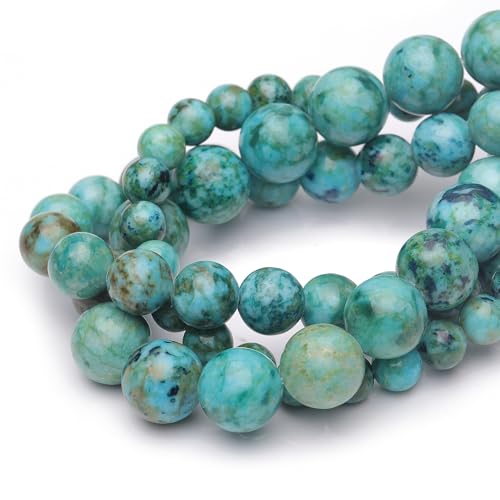 8 mm Onyx-Achat, Tigerauge, Naturstein, runde lose Perlen für DIY-Schmuckherstellung (Armband, Halskette) ​ von Generisch