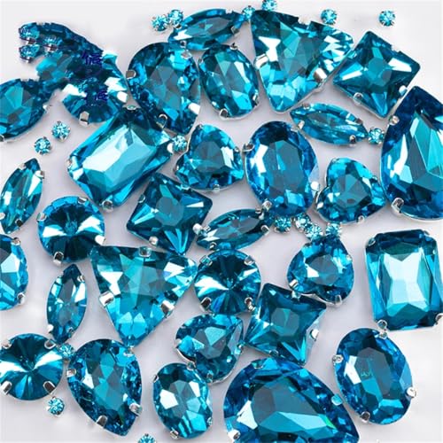 8 x 10 mm Wassertropfen-Kristall-AB-Glasperlen, facettiert, lose Abstandshalter für Schmuckherstellung, handgefertigtes Zubehör, DIY-Armbänder, Halsketten, Ohrringe 8 x 10 mm Wassertropfen-Kristall-AB-Glasperlen, facettiert, lose Abstandshalter für Schmuckherstellung, handgefertigtes Zubehör, DIY-Armbänder, Halsketten, Ohrringe von Generisch