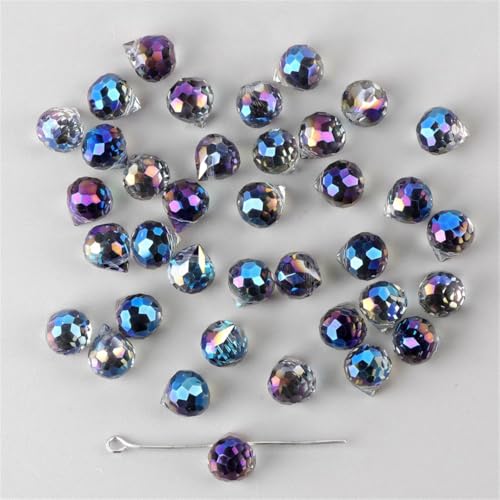 8 x 10 mm Wassertropfen-Kristall-AB-Glasperlen, facettiert, lose Abstandshalter für Schmuckherstellung, handgefertigtes Zubehör, DIY-Armbänder, Halsketten 8 x 10 mm Wassertropfen-Kristall-AB-Glasperlen, facettiert, lose Abstandshalter für Schmuckherstellung, handgefertigtes Zubehör, DIY-Armbänder, Halsketten von Generisch