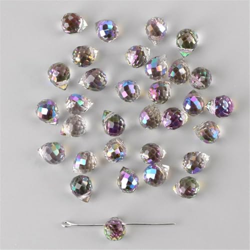 8 x 10 mm Wassertropfen-Kristall-AB-Glasperlen, facettiert, lose Abstandshalter für Schmuckherstellung, handgefertigtes Zubehör, DIY-Armbänder, Halsketten 8 x 10 mm Wassertropfen-Kristall-AB-Glasperlen, facettiert, lose Abstandshalter für Schmuckherstellung, handgefertigtes Zubehör, DIY-Armbänder, Halsketten von Generisch
