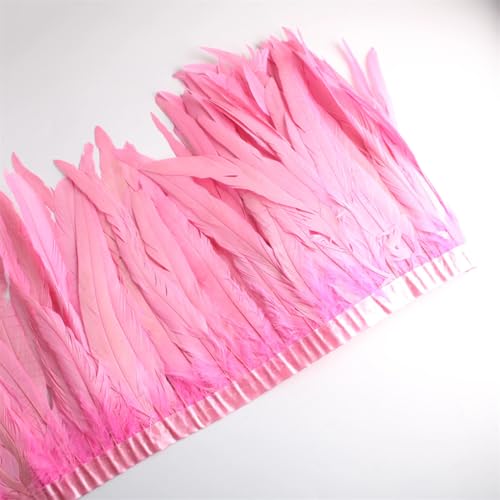 9,1 m/Lot 30–35 cm Federborte zum Basteln, Federbesatz, Band, Kleid, Kostüme, 4,5 m 9,1 m/Lot 30–35 cm Federborte zum Basteln, Federbesatz, Band, Kleid, Kostüme, 4,5 m von Generisch
