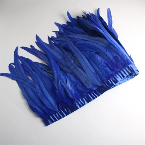 9,1 m/Lot 30–35 cm Federborte zum Basteln, Federbesatz, Band, Kleid, Kostüme, Blau, 4,5 m 9,1 m/Lot 30–35 cm Federborte zum Basteln, Federbesatz, Band, Kleid, Kostüme, Blau, 4,5 m von Generisch