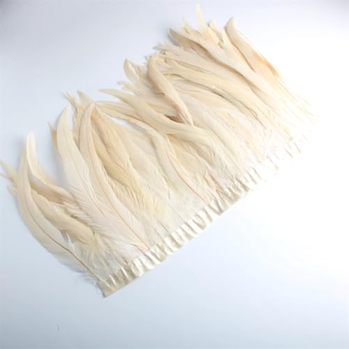 9,1 m/Lot 30–35 cm Federborte zum Basteln, Federbesatz, Band, Kleid, Kostüme, Weiß, 4,5 m 9,1 m/Lot 30–35 cm Federborte zum Basteln, Federbesatz, Band, Kleid, Kostüme, Weiß, 4,5 m von Generisch