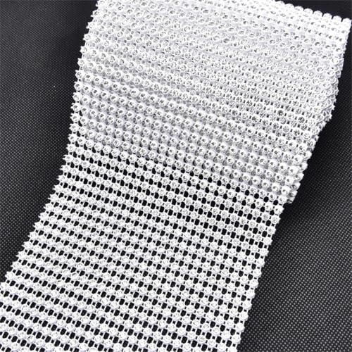 9,1 m 3 Reihen gemischte Farben zum Aufnähen, Strass-Cup-Kette, luxuriöses Band in Schwarz und Weiß, für DIY-Partykleid und Schuhdekoration 9,1 m 3 Reihen gemischte Farben zum Aufnähen, Strass-Cup-Kette, luxuriöses Band in Schwarz und Weiß, für DIY-Partykleid und Schuhdekoration von Generisch