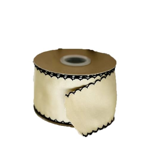 9,1 m Bänder, handgefertigtes Klebeband, für Bastelarbeiten, Haarschleifen, Zubehör, zum Dekorieren von Materialien, Beige, 25 mm 9,1 m Bänder, handgefertigtes Klebeband, für Bastelarbeiten, Haarschleifen, Zubehör, zum Dekorieren von Materialien, Beige, 25 mm von Generisch