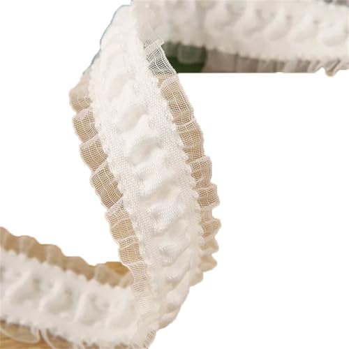 9,1 m DIY Haarschleife Brosche Zubehör Handgefertigtes Band Spitze Falten Bänder Verpackung Gurtband Weiß 38 mm 9,1 m DIY Haarschleife Brosche Zubehör Handgefertigtes Band Spitze Falten Bänder Verpackung Gurtband Weiß 38 mm von Generisch
