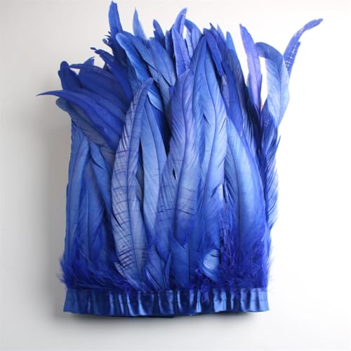 9,1 m Federbordüre, 25,4 - 30,5 cm, Coque-Federbesatz für Handwerk, Kleid, Rock, Kostüme, Blau, 9,1 m 9,1 m Federbordüre, 25,4 - 30,5 cm, Coque-Federbesatz für Handwerk, Kleid, Rock, Kostüme, Blau, 9,1 m von Generisch
