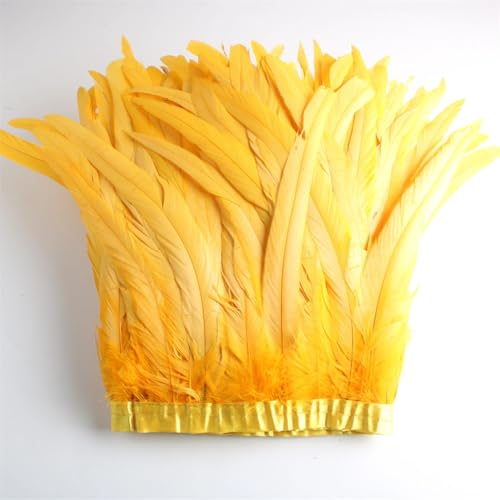 9,1 m Federbordüre, 25,4 - 30,5 cm, Coque-Federbesatz für Handwerk, Kleid, Rock, Kostüme, Gelb, 9,1 m 9,1 m Federbordüre, 25,4 - 30,5 cm, Coque-Federbesatz für Handwerk, Kleid, Rock, Kostüme, Gelb, 9,1 m von Generisch