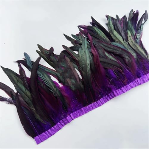 9,1 m Federborte, 25–30 cm, Coque-Feder, Huhnbesatz, Kleid, Rock, Kostüm-Dekoration, Lila, 6 m 9,1 m Federborte, 25–30 cm, Coque-Feder, Huhnbesatz, Kleid, Rock, Kostüm-Dekoration, Lila, 6 m von Generisch