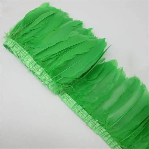 9,1 m Gänsefeder-Bordüre, 15–20 cm, weiß, natürliche Gänsefedern, Fransenband, Stoff, Basteln, DIY, dekorativ, EN8, 9,1 m 9,1 m Gänsefeder-Bordüre, 15–20 cm, weiß, natürliche Gänsefedern, Fransenband, Stoff, Basteln, DIY, dekorativ, EN8, 9,1 m von Generisch