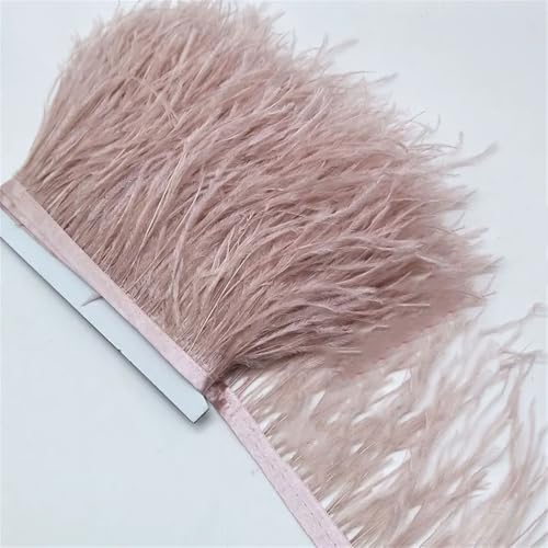 9,1 m Straußenfeder-Band, Besatz, Fransen, Kleidung, Dekoration, DIY, Nähen, Basteln, Kostüme, Dekoration, Bohnensand, 4,5 m 9,1 m Straußenfeder-Band, Besatz, Fransen, Kleidung, Dekoration, DIY, Nähen, Basteln, Kostüme, Dekoration, Bohnensand, 4,5 m von Generisch