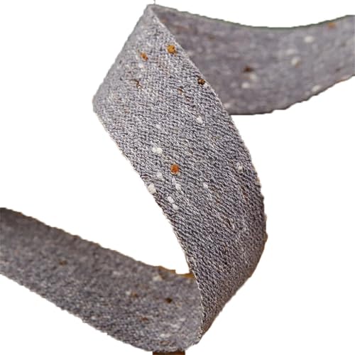 9,1 m gepunktetes Leinenband, handgefertigtes Klebeband, DIY-Haarschleife, Korsagen-Zubehör, Nähband, Grau, 9 Blau, 25 mm 9,1 m gepunktetes Leinenband, handgefertigtes Klebeband, DIY-Haarschleife, Korsagen-Zubehör, Nähband, Grau, 9 Blau, 25 mm von Generisch