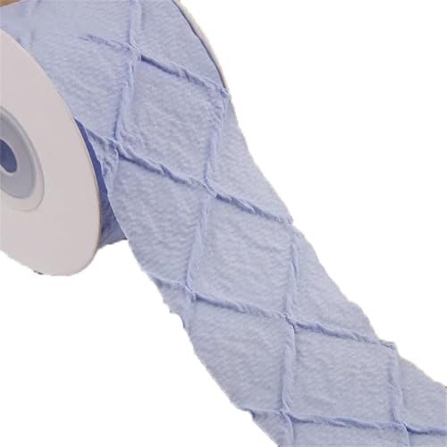 9,1 m kariertes Band, 50 mm, für DIY-Haarschmuck, Schleifen, Basteln, Blumen, Hochzeitsverpackung, Hellblau, 50 mm 9,1 m kariertes Band, 50 mm, für DIY-Haarschmuck, Schleifen, Basteln, Blumen, Hochzeitsverpackung, Hellblau, 50 mm von Generisch