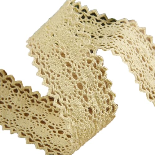 9,1 m lange Blumenspitzenbänder, DIY-Haarschleifen, Zubehör, Nähmaterial, handgefertigtes Klebeband, Handwerk, Hellgelb, 40 mm 9,1 m lange Blumenspitzenbänder, DIY-Haarschleifen, Zubehör, Nähmaterial, handgefertigtes Klebeband, Handwerk, Hellgelb, 40 mm von Generisch