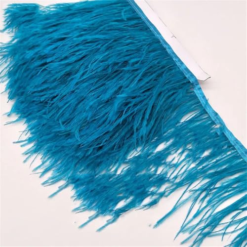 9,1 m langes Straußenfederband, Fransenband, Kleidung, Dekoration, Fransenborten für Kleid, Nähen, Handwerk, Dunkelblau, 4,5 m 9,1 m langes Straußenfederband, Fransenband, Kleidung, Dekoration, Fransenborten für Kleid, Nähen, Handwerk, Dunkelblau, 4,5 m von Generisch