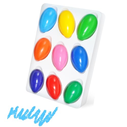 9-Color Egg Shaped Crayons,Plam Grip Washable Paint Crayons for Kids,Children 9-Color Egg Shaped Crayons,Plam Grip Washable Paint Crayons for Kids,Children von Generisch