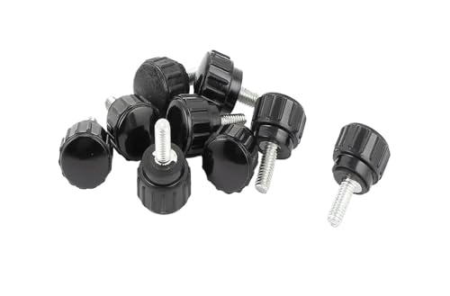 9 STÜCKE M4 X 10mm Gewinde Schraube Auf 22mm Spann Knopf for Maschinen Latche von Generisch