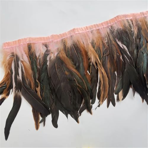 91,4 m/Lot 25–30 cm Hühnerfedern Besatz Stoff Seitenband Hahnschwanz Federborten Kleidung Hochzeit Dekoration Pnnrk 2 Yard 91,4 m/Lot 25–30 cm Hühnerfedern Besatz Stoff Seitenband Hahnschwanz Federborten Kleidung Hochzeit Dekoration Pnnrk 2 Yard von Generisch