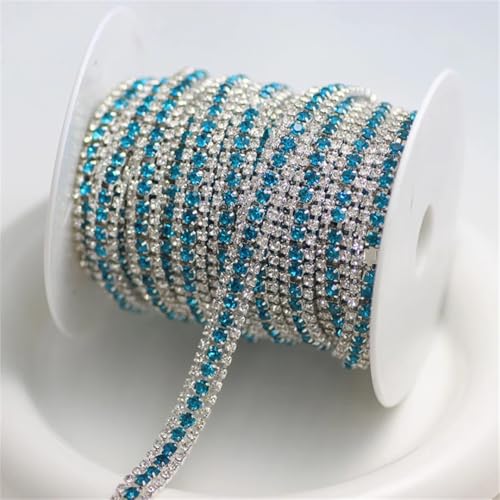 91 cm 3-reihige Strass-Cup-Kette zum Aufnähen in Schwarz und Weiß für Taschen, Stoff und Nagelkunst-Dekoration 91 cm 3-reihige Strass-Cup-Kette zum Aufnähen in Schwarz und Weiß für Taschen, Stoff und Nagelkunst-Dekoration von Generisch