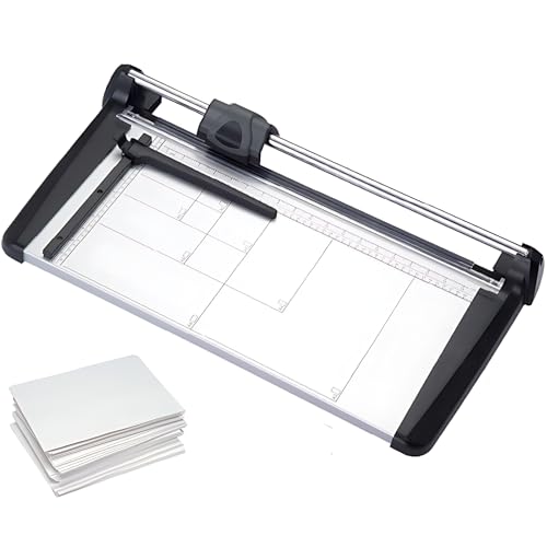 A2/A3/A4 Rotations-Papierschneider, 15 Blatt, manueller Schneidemaschine mit Sicherheitsschutz, strapazierfähig für Fotos, Film und Fotopapier A2/A3/A4 Rotations-Papierschneider, 15 Blatt, manueller Schneidemaschine mit Sicherheitsschutz, strapazierfähig für Fotos, Film und Fotopapier von Generisch