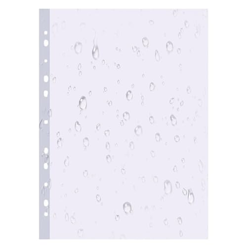 A4-Blattschutzhüllen, transparente Ordnerhüllen, Dokumentenhalter mit 11 Löchern, 30 x 24 cm, Schutzhüllen für Büropapier, Abheftung, Berichte und Schulbedarf A4-Blattschutzhüllen, transparente Ordnerhüllen, Dokumentenhalter mit 11 Löchern, 30 x 24 cm, Schutzhüllen für Büropapier, Abheftung, Berichte und Schulbedarf von Generisch
