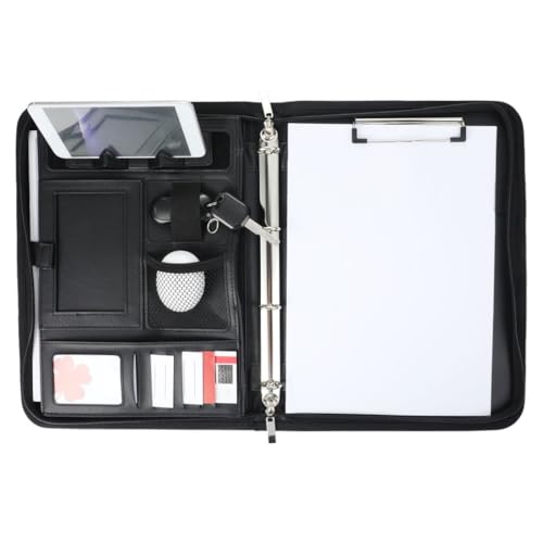 A4-Dokumenten-Organizer: Business-Mappe mit Metalldetails A4-Dokumenten-Organizer: Business-Mappe mit Metalldetails von Generisch