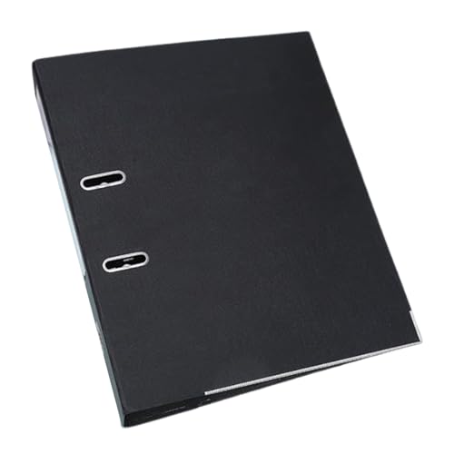 A4-Ordner-Set, Dokumentenorganizer, Ordner mit großer Kapazität für Dokumente und Akten, für Büro, Klassenzimmer, Meetings, Home-Schooling-Dokumentenbox (Schwarz, Umtauschcode) von Generisch