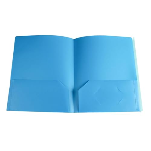A4 Ringordner mit Antibakteriellen Schutz, Karton mit Kunststoffein bandlanglebig & stoßfest Clipboard Aufhängöse, Aufklappbare Schreibplatte Klemmbretter Clipboard Zwischenablage, Blau von Generisch