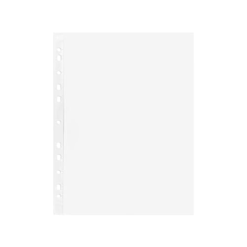 A4 Ringordner mit Antibakteriellen Schutz, für 100 Blatt, inkl. elastischem Verschlussband und Stiftschlaufe, Langlebig & stoßfest, Kunststoff Schreibmappe Schreibblock Clipboard, Transparent von Generisch