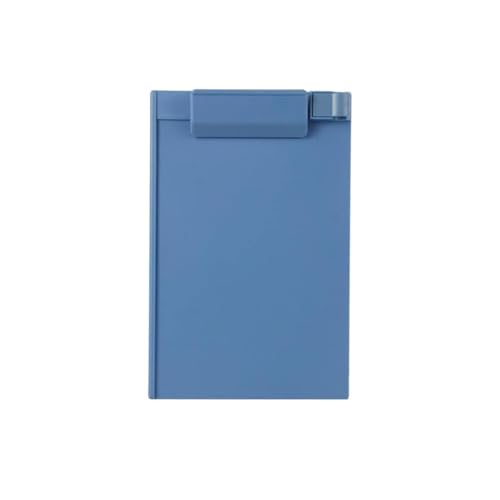 A5-Klemmbrett, flaches Profil, Hartfaserplatte, Schreibtafel mit tragbarem Papierhalter, leichtes Design für Schule, Klassenzimmer und Büro (weiß) von Generisch