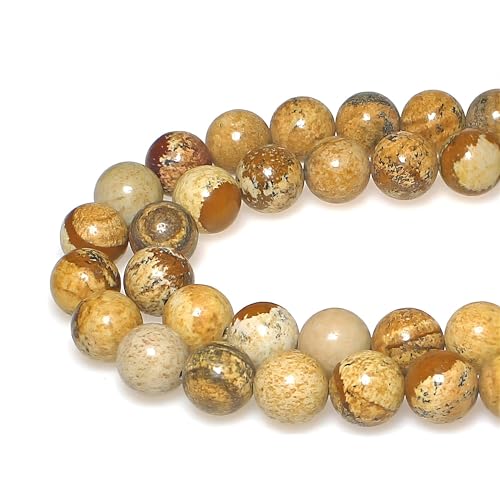 AAA Naturstein-Perlen, rund, lose Perlen, 8 mm, 38,1 cm, für DIY-Armbänder AAA Naturstein-Perlen, rund, lose Perlen, 8 mm, 38,1 cm, für DIY-Armbänder von Generisch