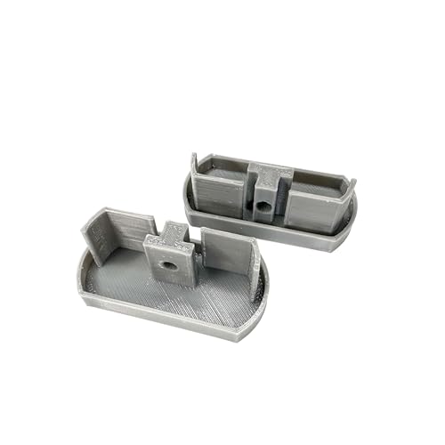 Abdeckkappen für 3-läufige Gardinenstange für IKEA KVARTAL Ersatz-Reparatur-Ersatzteile, 2 Stück Abdeckkappen für 3-läufige Gardinenstange für IKEA KVARTAL Ersatz-Reparatur-Ersatzteile, 2 Stück von Generisch