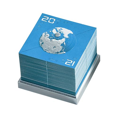Abreißbare Kalender-Skulptur, stilvoller Countdown-Kalender mit künstlerischem Design, funktionaler Schreibtischdekoration, motivierende tägliche Erinnerungen, ideal für Zuhause oder Büro, tolles von Generisch