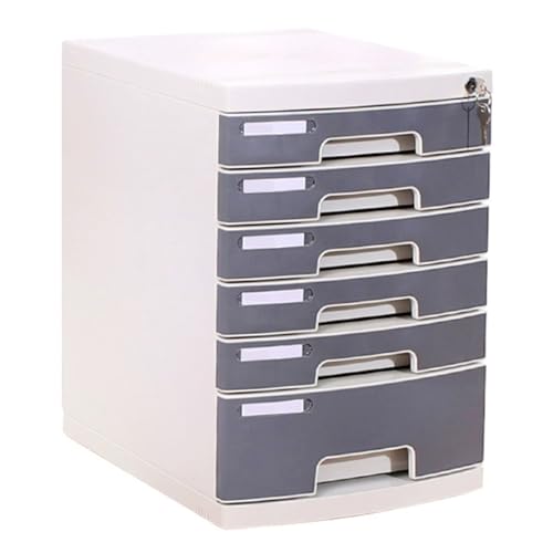 Abschließbare Aktenbox – A4 Kunststoff-Aufbewahrungsschrank, Büro-Dokumentenhalter, Schreibtisch-Organizer für Akten und Zubehör, 5 Ebenen Abschließbare Aktenbox – A4 Kunststoff-Aufbewahrungsschrank, Büro-Dokumentenhalter, Schreibtisch-Organizer für Akten und Zubehör, 5 Ebenen von Generisch