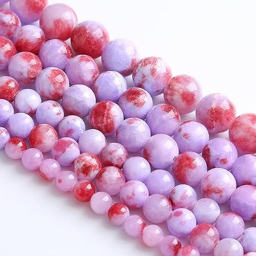 Abstandshalter für Schmuckherstellung, Armband, Halskette, 4 mm, 86 Stück, Violett, Rot und Jade, 86 Stück Abstandshalter für Schmuckherstellung, Armband, Halskette, 4 mm, 86 Stück, Violett, Rot und Jade, 86 Stück von Generisch