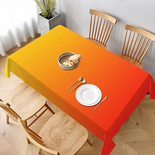 Abwaschbare rechteckige Tischdecke, dekorative Tischdecke für Küche und Urlaub, 152,4 x 228,6 cm, auslaufsicher, pflegeleicht, perfekt für Esszimmer und Partys von Generisch