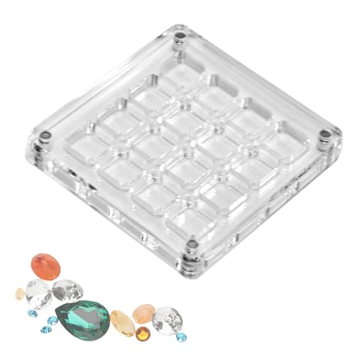 Acryl-Muschelbox, Magnetverschluss, transparenter dekorativer Aufbewahrungsbehälter, stapelbarer Sammlerstück-Organizer, kleine Perlen, Figuren, Muscheln, Desktop-Display für Zuhause von Generisch