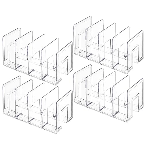 Acryl-Schreibtisch mit 4 großen Fächern, stilvoller Aktenordner für Büro, Aufbewahrung von Büchern, Handtaschen, Umschlägen und Ordnern, weißer Schreibtisch-Aktenhalter Acryl-Schreibtisch mit 4 großen Fächern, stilvoller Aktenordner für Büro, Aufbewahrung von Büchern, Handtaschen, Umschlägen und Ordnern, weißer Schreibtisch-Aktenhalter von Generisch