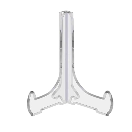 Acryl-Staffelei-Ständer – transparenter Tellerhalter, langlebiger Fotoständer, rutschfester Bilderrahmenhalter, dekoratives Buch für Sammlerstücke, Streichholzbücher, Taschenuhren, Schreibtisch Acryl-Staffelei-Ständer – transparenter Tellerhalter, langlebiger Fotoständer, rutschfester Bilderrahmenhalter, dekoratives Buch für Sammlerstücke, Streichholzbücher, Taschenuhren, Schreibtisch von Generisch