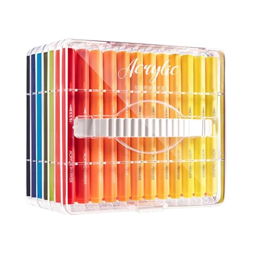 Acryl-Stift-Set, Softbürstenspitze-Tinten-Design, 60pcs, Schnell Trocknende Wasserdichte Farbstifte, Multis-Himmel-Malvorlagen, Fade-resistent, Für studenten Acryl-Stift-Set, Softbürstenspitze-Tinten-Design, 60pcs, Schnell Trocknende Wasserdichte Farbstifte, Multis-Himmel-Malvorlagen, Fade-resistent, Für studenten von Generisch